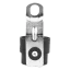 Držák zástrčky přívěsu 7/13 PIN - černý