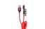 USB kabel se třemi magnetickými konci Lightning / USB-C / micro USB 1m