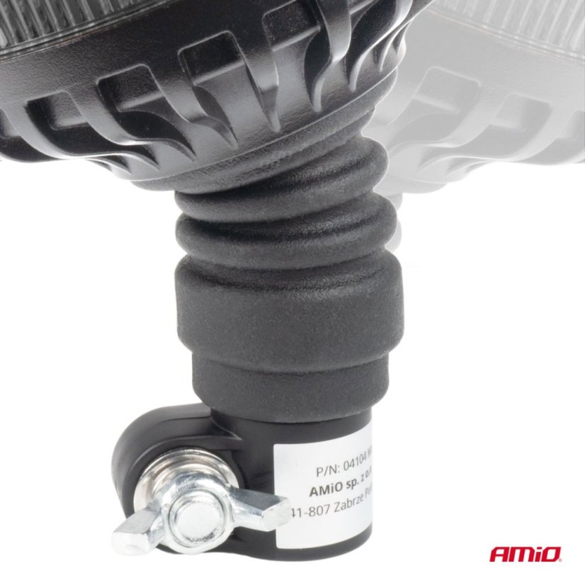 LED maják na bajonet pružný čirý, oranžový W28P Heavy Duty