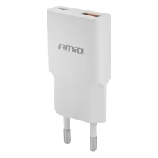 Síťová nabíječka 230V USB-C + USB-A 20W
