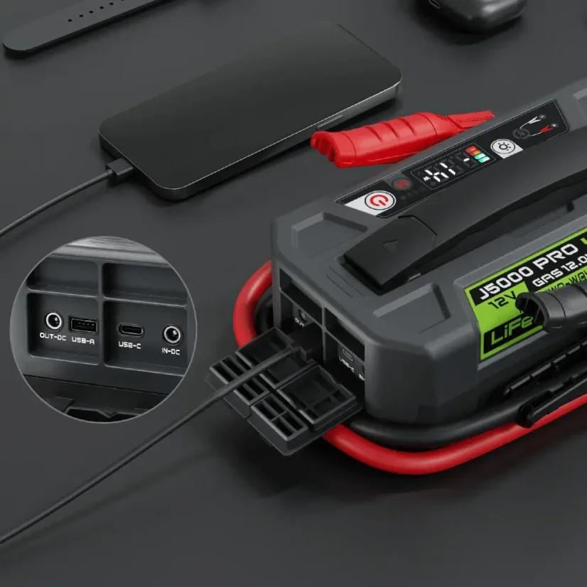 Startovací zdroj Lokithor J5000 PRO (12V, 5000A) LiFePO4