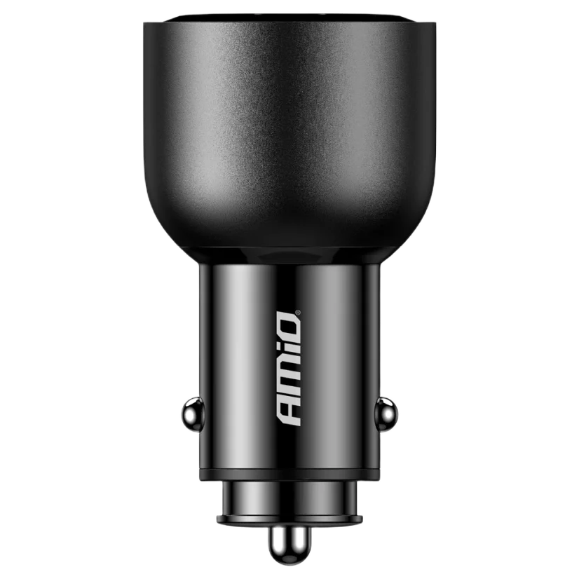 Nabíječka do auta 2x USB-C + USB-A 95W 12/24V