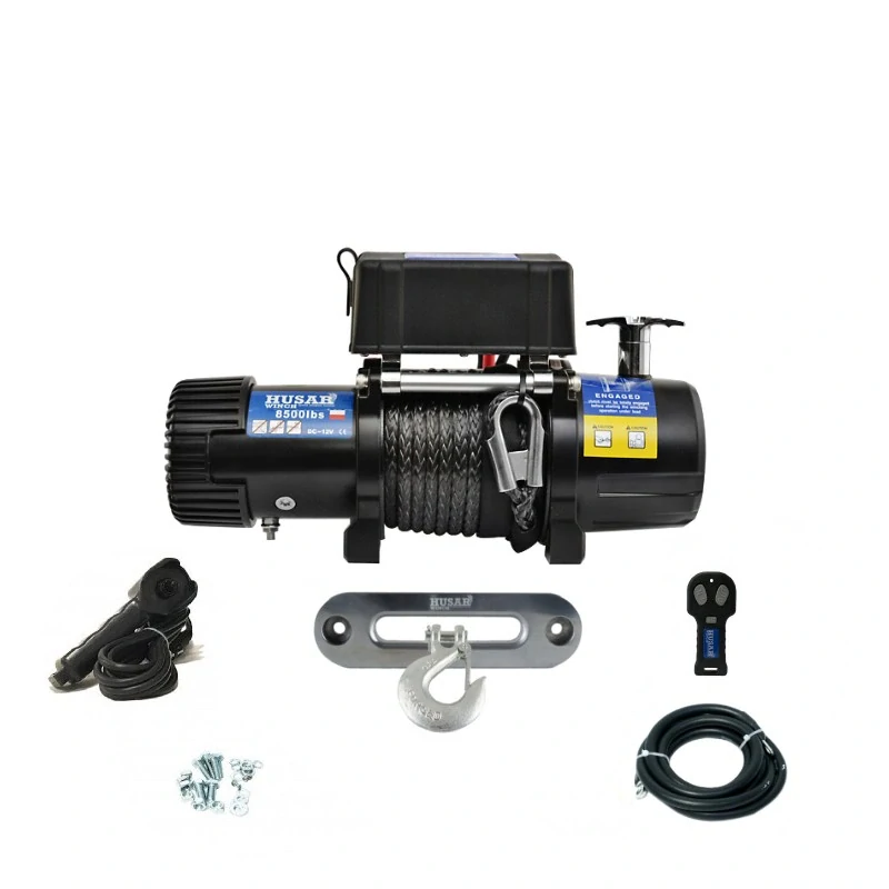 Naviják elektrický BST 8500 lbs 12V syntetické lano