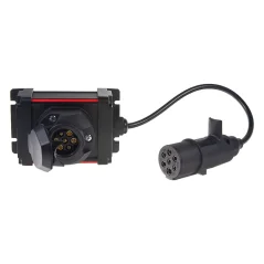 Redukce zásuvky tažného zařízení N-Type 7/7 pólů + měnič 24/12V