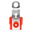 Držák zástrčky přívěsu 7/13 PIN - červený