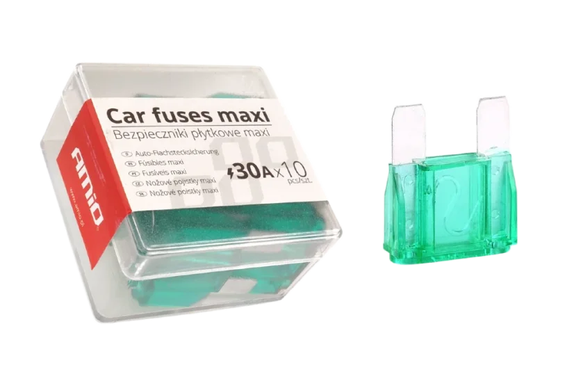Autopojistky nožové MAXI 30A - sada 10ks