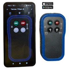 Dálkové ovládání TARSO Titan 2 SC pro naviják (i přes telefon BT) - sada