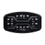 Dálkový světlomet Truck LED X SPIDER 12V/24V - čelní pohled zhasnutý