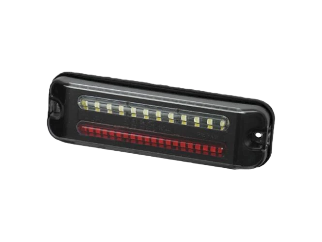 LED zadní mlhové / couvací světlo Proplast PRO-TWIN-CAN Black Edition 12/24V - povrchová montáž