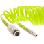 Spirálová hadice na vzduch PU 5,5mm 20bar, detail rychlospojky
