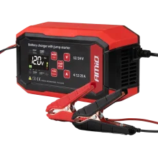 Nabíječka autobaterií digitální 12V (25A) a 24V (12A) s funkcí Boost