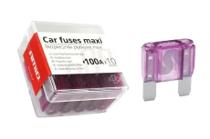 Autopojistky nožové MAXI 100A - sada 10ks