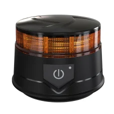 LED maják akumulátorový magnetický - černý