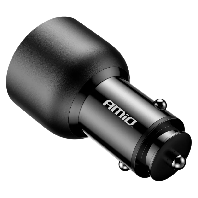 Nabíječka do auta 2x USB-C + USB-A 95W 12/24V