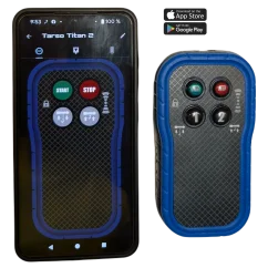 Dálkové ovládání TARSO Titan 2 SC pro naviják (i přes telefon BT) - sada