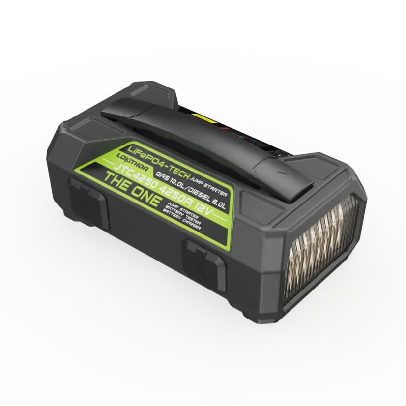 Startovací zdroj  Lokithor JTC4250 THE ONE 12V 4250A LiFePO₄ + tester a nabíječka autobaterií
