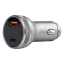 Nabíječka vestavná s voltmetrem USB-C + USB-A 38W 12/24V