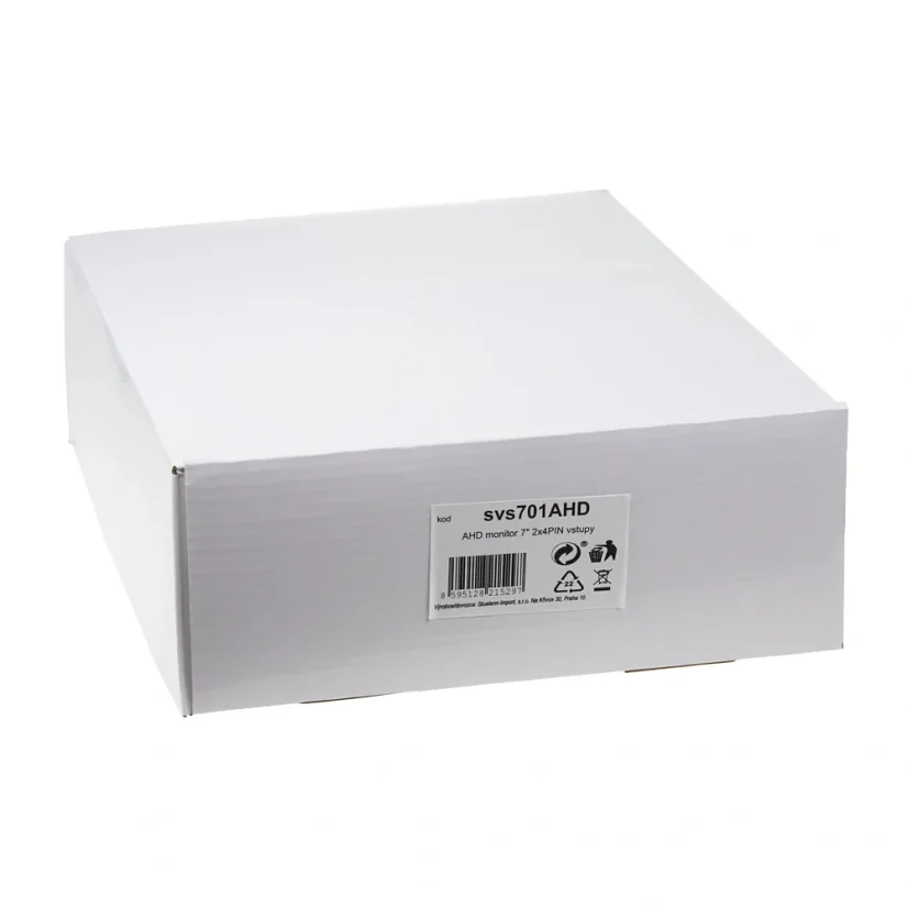 AHD monitor 7" s 2x 4PIN vstupy