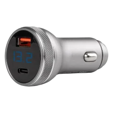 Nabíječka vestavná s voltmetrem USB-C + USB-A 38W 12/24V
