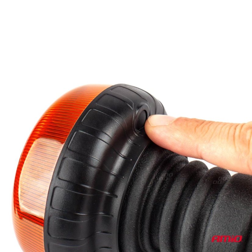 LED maják na bajonet pružný oranžový