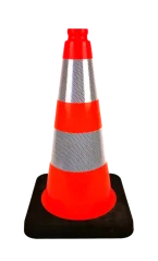 Dopravní kužel Black Base II - 50 cm