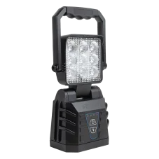 Přenosná pracovní LED svítilna AMiO 15W 1000lm + výstražný režim