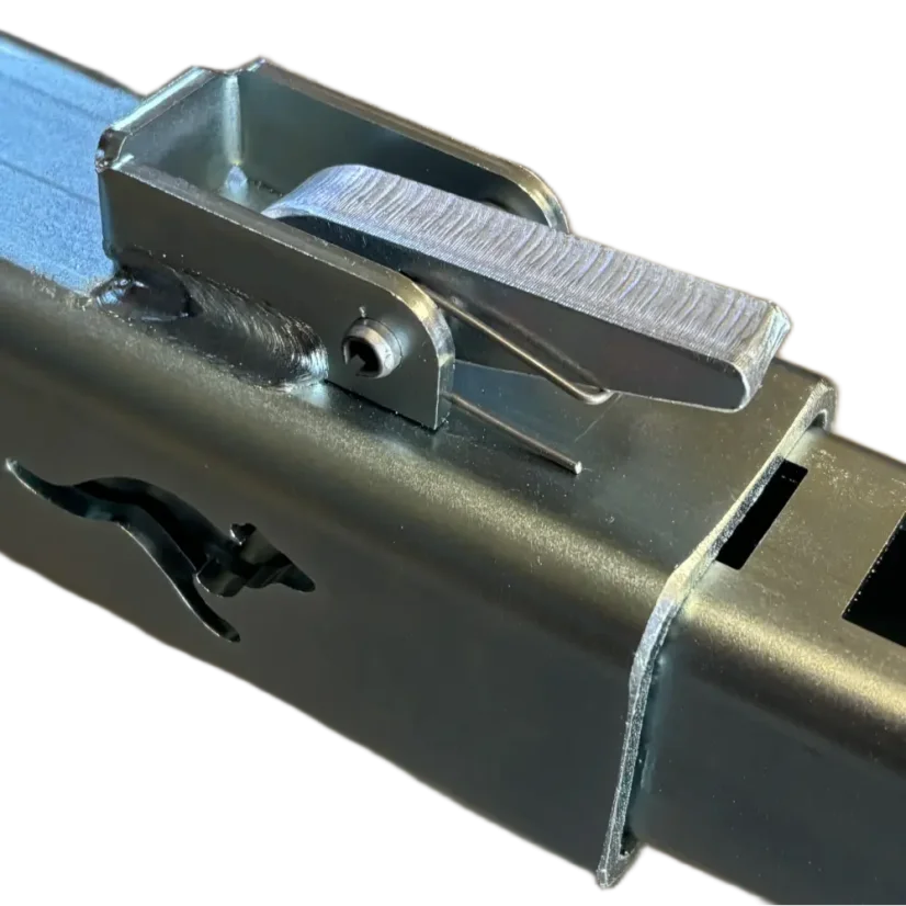 Nakládací vozík překlápěcí - gumová kola 108mm (na klíč) - západka