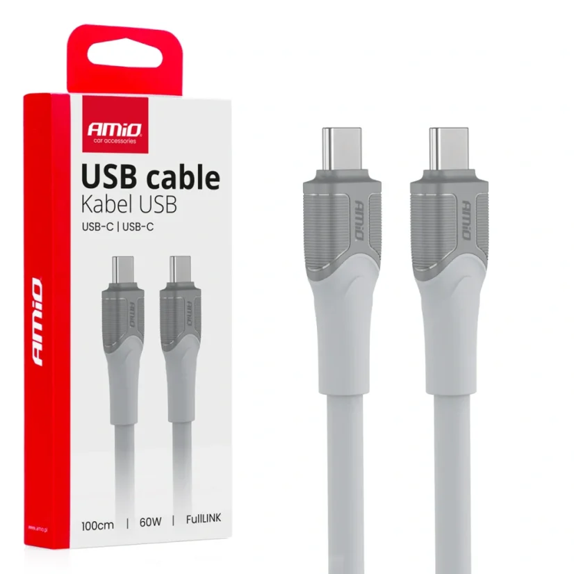 USB kabel USB-C / USB-C 60W 100cm X111