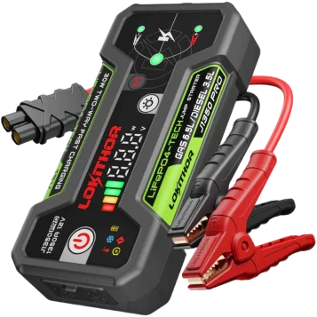 Startovací zdroj Lokithor J1350 PRO – kompaktní LiFePO₄ booster pro motorky a osobní vozy.
