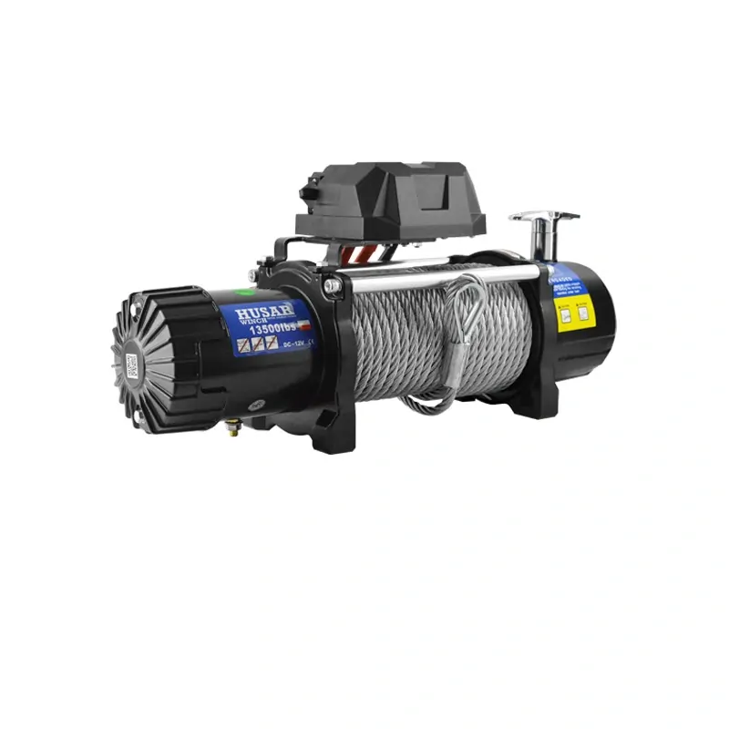 Naviják elektrický BST 13500 lbs 12V ocelové lano
