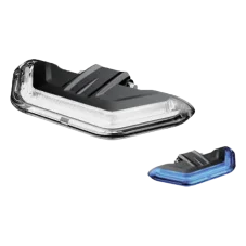 LED rohový maják Proplast PRO-CORNER-STROBE II - modrý, sada 4 ks