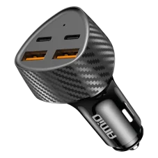 Nabíječka do auta 2x USB-A + 2x USB-C 50W 12/24V