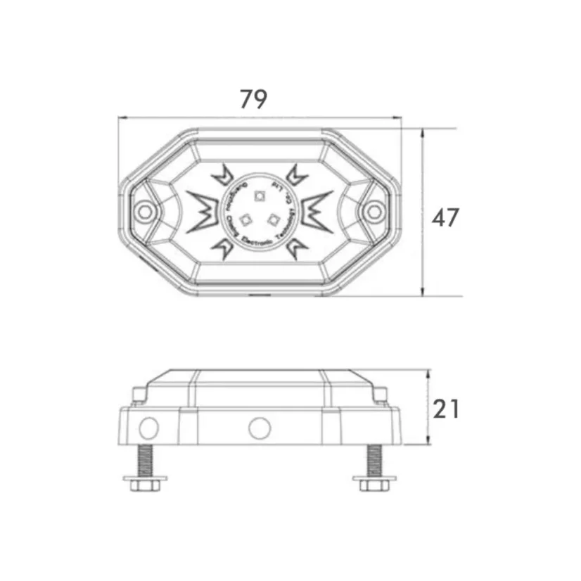 LED pracovní světlo Proplast PRO-STEP 650 lumenů – pohled 3