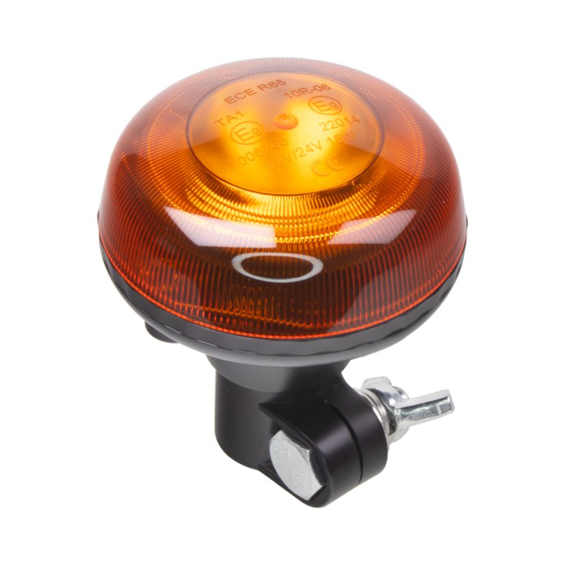 LED maják na bajonet pevný oranžový