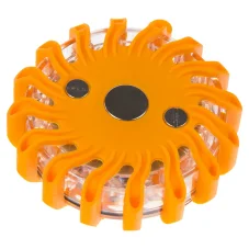 Magnetický výstražný puk 16 LED nabíjecí oranžový