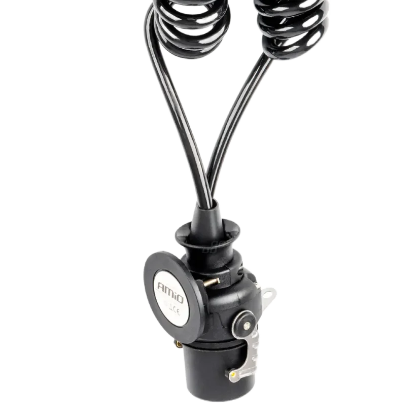 Spirálový kabel TIR 24 V 15 PIN / 2× 7 PIN N+S - 5m