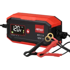 Inteligentní nabíječka autobaterií AGM GEL STD LiFePO₄ - 6V (2,5A) / 12V (5A)