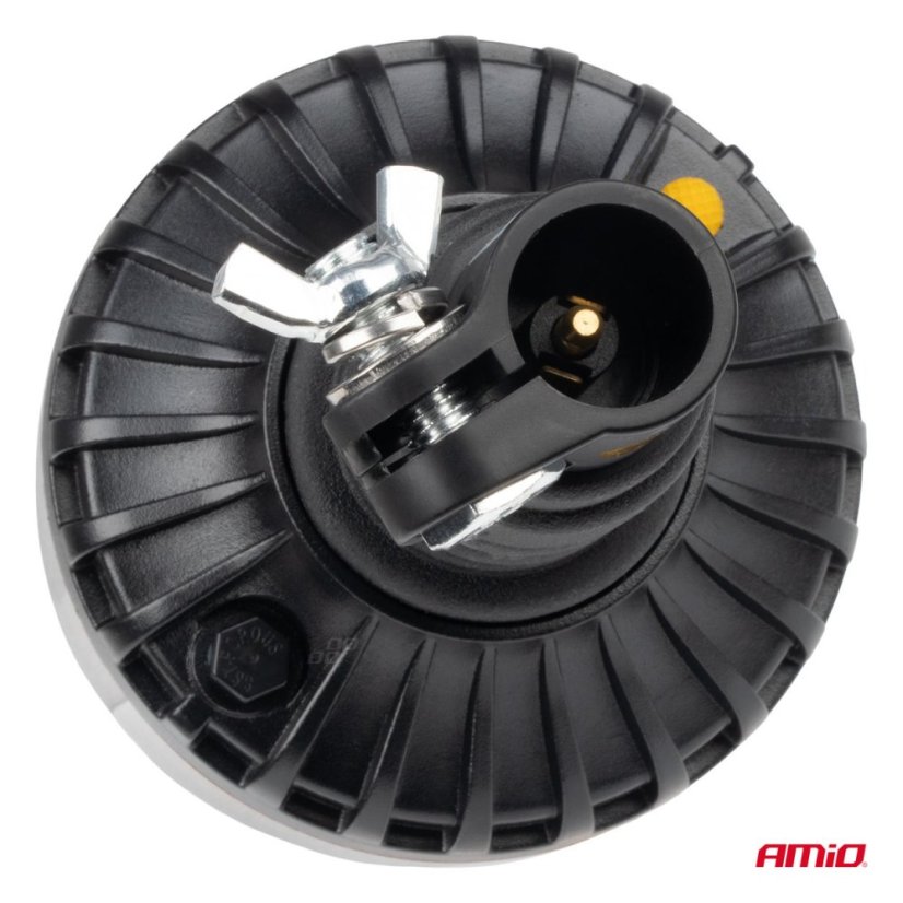LED maják na bajonet pružný čirý, oranžový W28P Heavy Duty