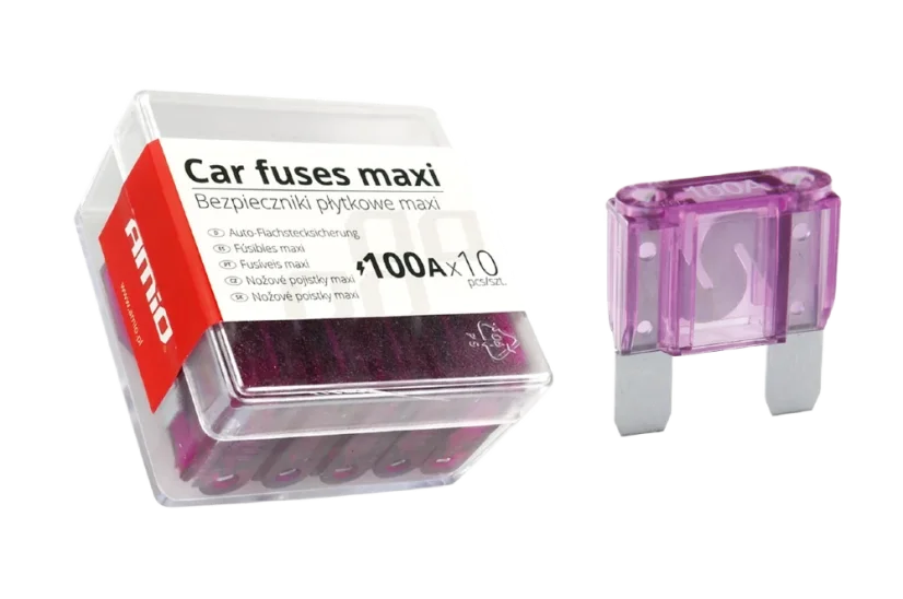 Autopojistky nožové MAXI 100A - sada 10ks Autopojistky nožové MAXI 100A - sada 10ks