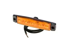 LED obrysové světlo boční Proplast PRO-FLAT oranžové