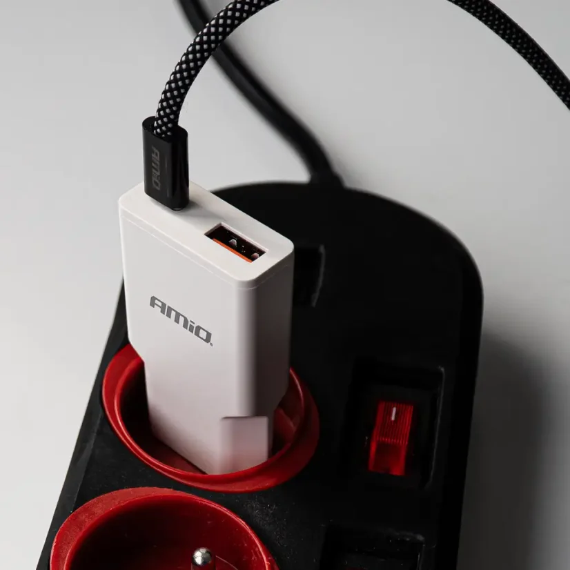 Síťová nabíječka 230V USB-C + USB-A 20W