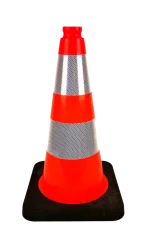 Dopravní kužel Black Base II - 50 cm