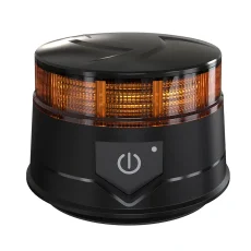 LED maják akumulátorový magnetický - černý