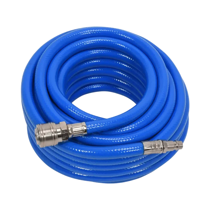 Vzduchová hadice PVC 8mm 20bar + rychlospojky - 10m
