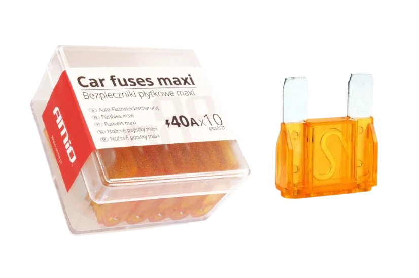 Autopojistky nožové MAXI 40A - sada 10ks