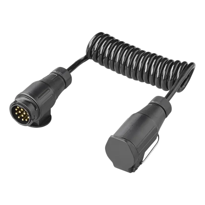 Spirálový kabel 13PIN 12V zástrčka+zásuvka