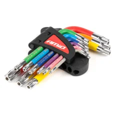 Torx klíče barevné krátké sada 9 ks