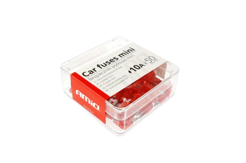 Autopojistky nožové MINI 10A - sada 50ks