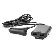 Nabíječka do auta s USB prodlužovákem 4x USB-A
