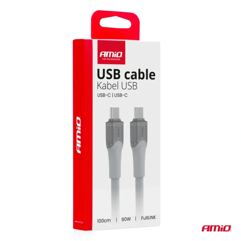USB kabel USB-C / USB-C 60W 100cm X111
